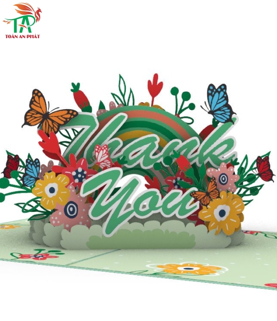 THIỆP 3D THANK YOU AP900