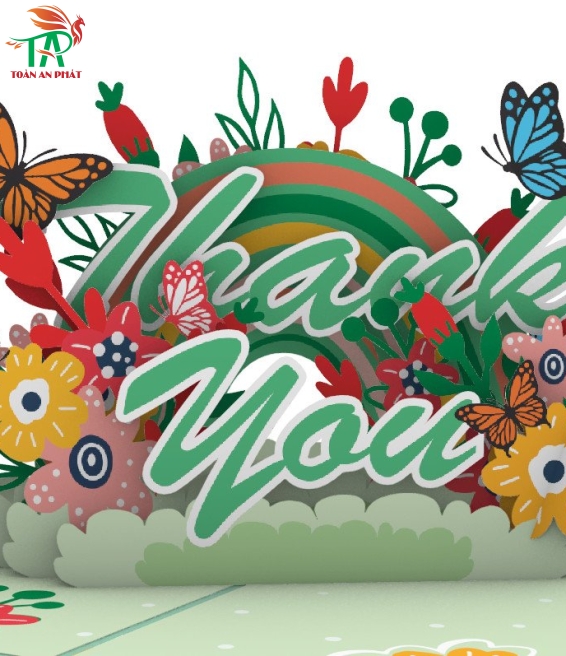 THIỆP 3D THANK YOU AP900