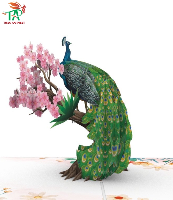 THIỆP 3D CON CÔNG AP923