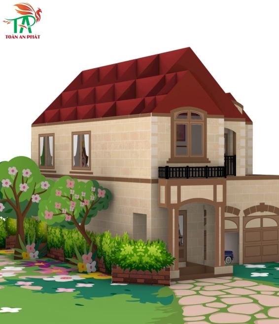 THIỆP 3D NGÔI NHÀ AP928