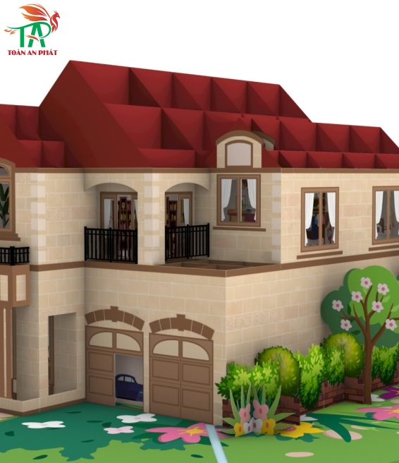 THIỆP 3D NGÔI NHÀ AP928