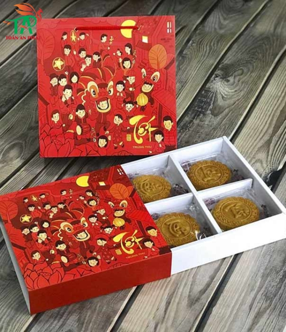 Hộp Bánh Trung Thu Dạng Kéo ( Dạng Rút)