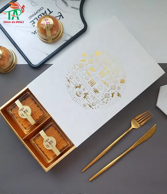Hộp Bánh Trung Thu Dạng Kéo ( Dạng Rút)